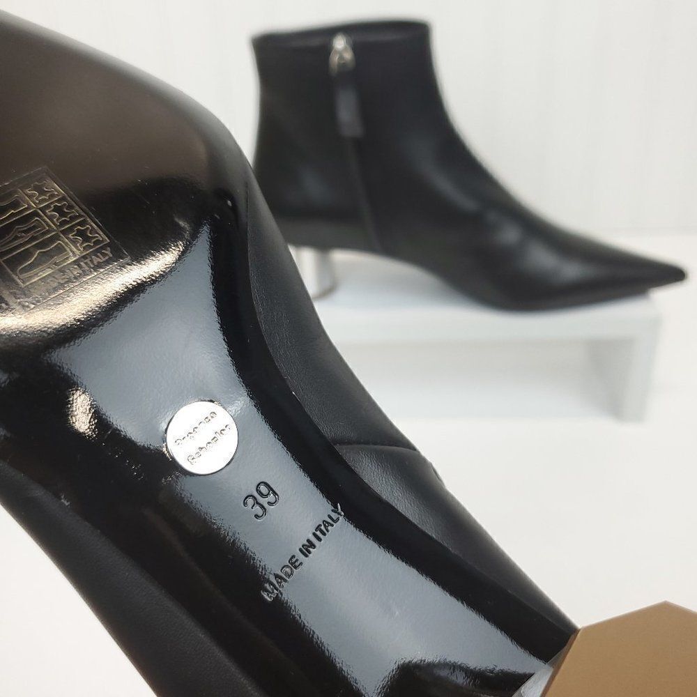 Proenza Schouler Mirrored Facet Heel Pointed Ankle Boots SH-050 - Picture 14 of 16